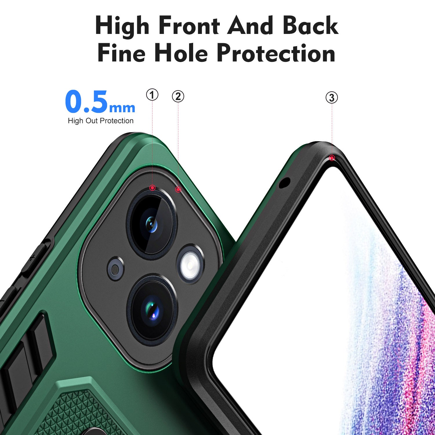 Pro iPhone 13 6,1palcový stojánek na telefon pouzdro na uchopení na prst Řemínek na PC TPU nárazuvzdorný kryt Pro iPhone 13 6,1palcový stojánek na telefon pouzdro na uchopení na prst Řemínek na PC TPU nárazuvzdorný kryt